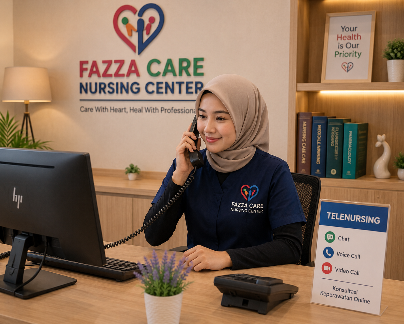 Telenursing konsultasi online via smartphone