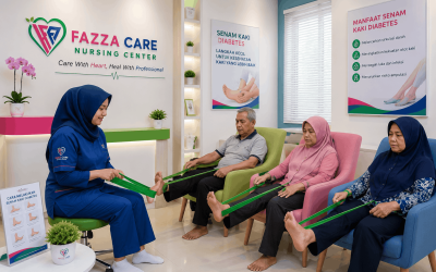EFIKASI SENAM KAKI DIABETES DALAM PENCEGAHANULKUS PEDIS DAN RISIKO AMPUTASI PADA PASIENDIABETES MELITUS